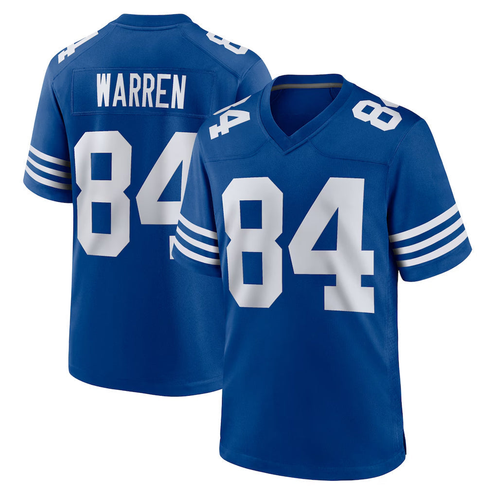 Tlead IN.Colts #84 Tyler Warren Player Royal Limited Home Game Stitched Jerseys