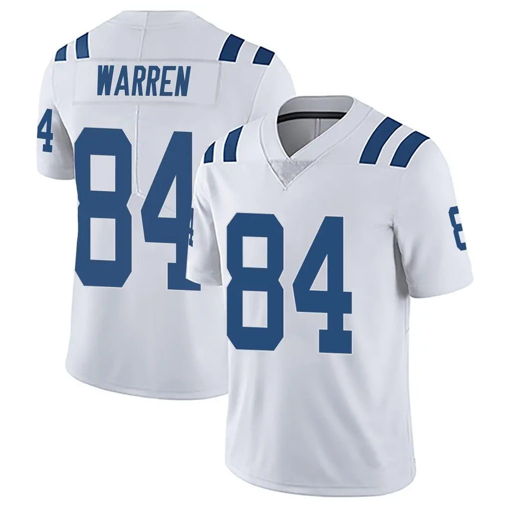 Tlead IN.Colts #84 Tyler Warren Player White Vapor Limited Stitched Jerseys