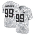 Tlead IN.Colts #99 DeForest Buckner Player Arctic Camo Salute To Service Limited Game Stitched Jerseys
