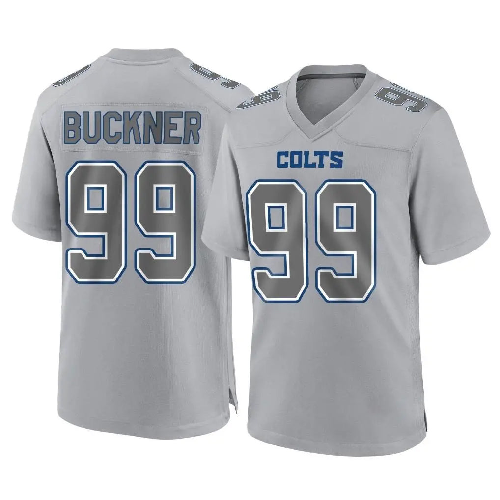 Tlead IN.Colts #99 DeForest Buckner Player Gray Atmosphere Fashion Home Game Stitched Jerseys