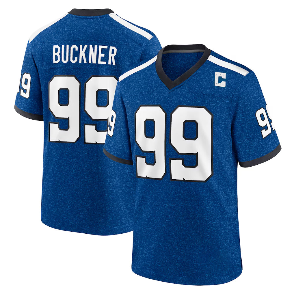 Tlead IN.Colts #99 DeForest Buckner Player Royal Alternate Indiana Nights Home Game Stitched Jerseys