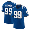Tlead IN.Colts #99 DeForest Buckner Player Royal Alternate Indiana Nights Home Game Stitched Jerseys