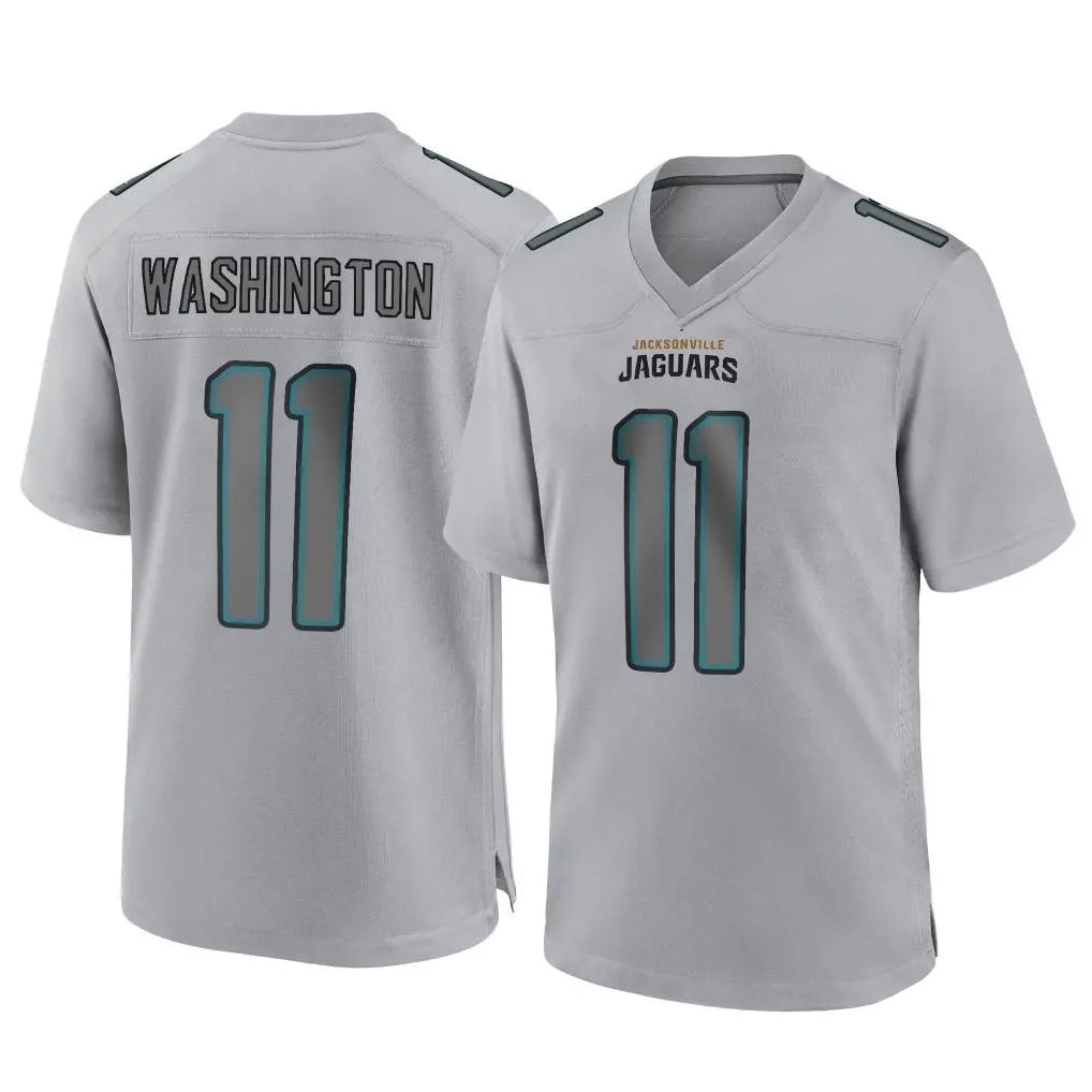 Tlead J.Jaguars #11 Parker Washington Player Gray Atmosphere Fashion Home Game Stitched Jerseys