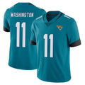 Tlead J.Jaguars #11 Parker Washington Player Teal Vapor Untouchable Limited Home Game Stitched Jerseys