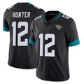 Tlead J.Jaguars #12 Travis Hunter Player Black Vapor Untouchable Limited Home Game Stitched Jerseys