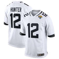 Tlead J.Jaguars #12 Travis Hunter Player White Replica Game Stitched Jerseys