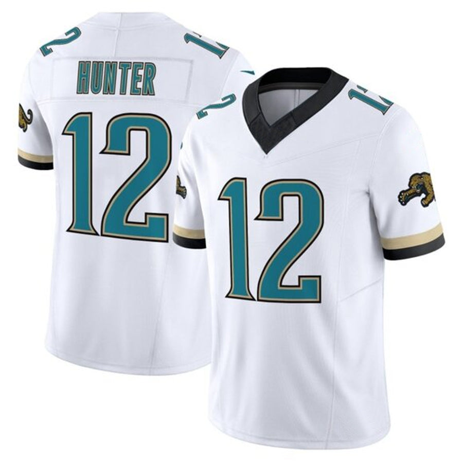 Tlead J.Jaguars #12 Travis Hunter Player White Vapor F.U.S.E. Limited Stitched Jerseys