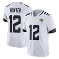 Tlead J.Jaguars #12 Travis Hunter Player White Vapor F.U.S.E. Limited Home Game Stitched Jerseys