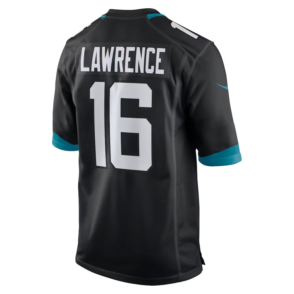 Tlead J.Jaguars #16 Trevor Lawrence Black Alternate Game Stitched Jerseys
