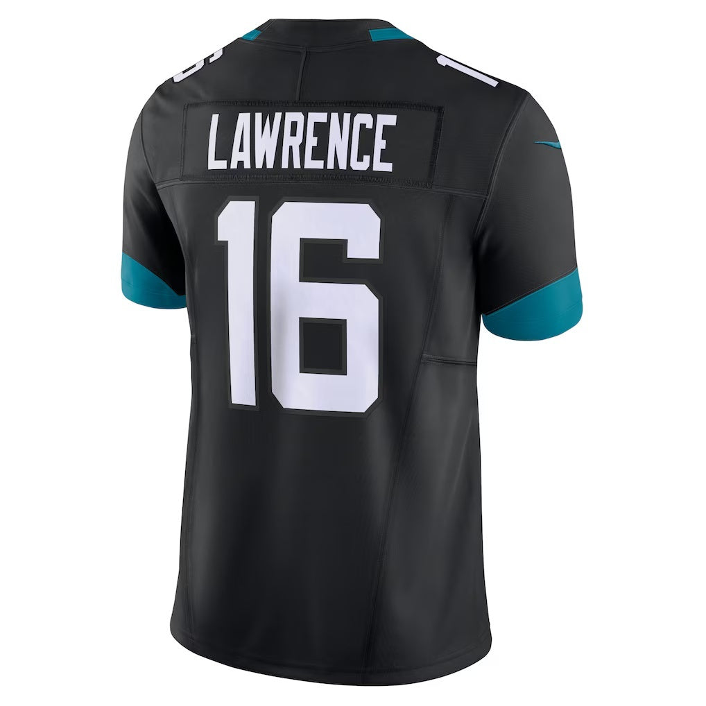 Tlead J.Jaguars #16 Trevor Lawrence Black Vapor F.U.S.E. Limited Stitched Jerseys