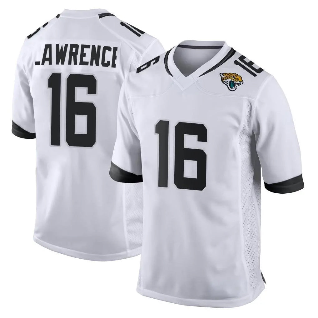 Tlead J.Jaguars #16 Trevor Lawrence Player White Home Game Stitched Jerseys
