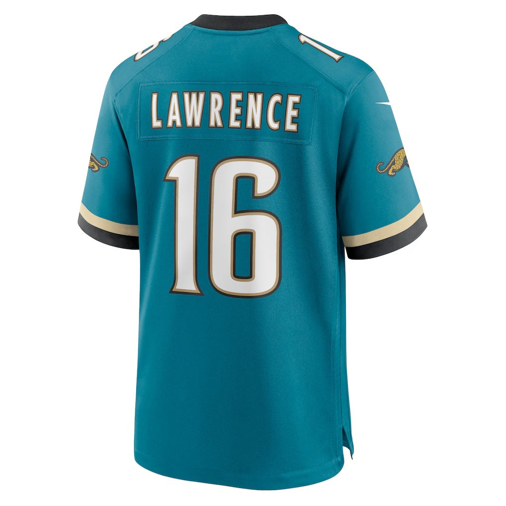 Tlead J.Jaguars #16 Trevor Lawrence Teal Prowler Throwback Player Game Stitched Jerseys
