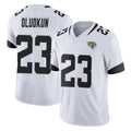 Tlead J.Jaguars #23 Foyesade Oluokun Player White Vapor F.U.S.E. Limited Home Game Stitched Jerseys