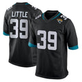 Tlead J.Jaguars #39 Cam Little Player Black Home Game Stitched Jerseys