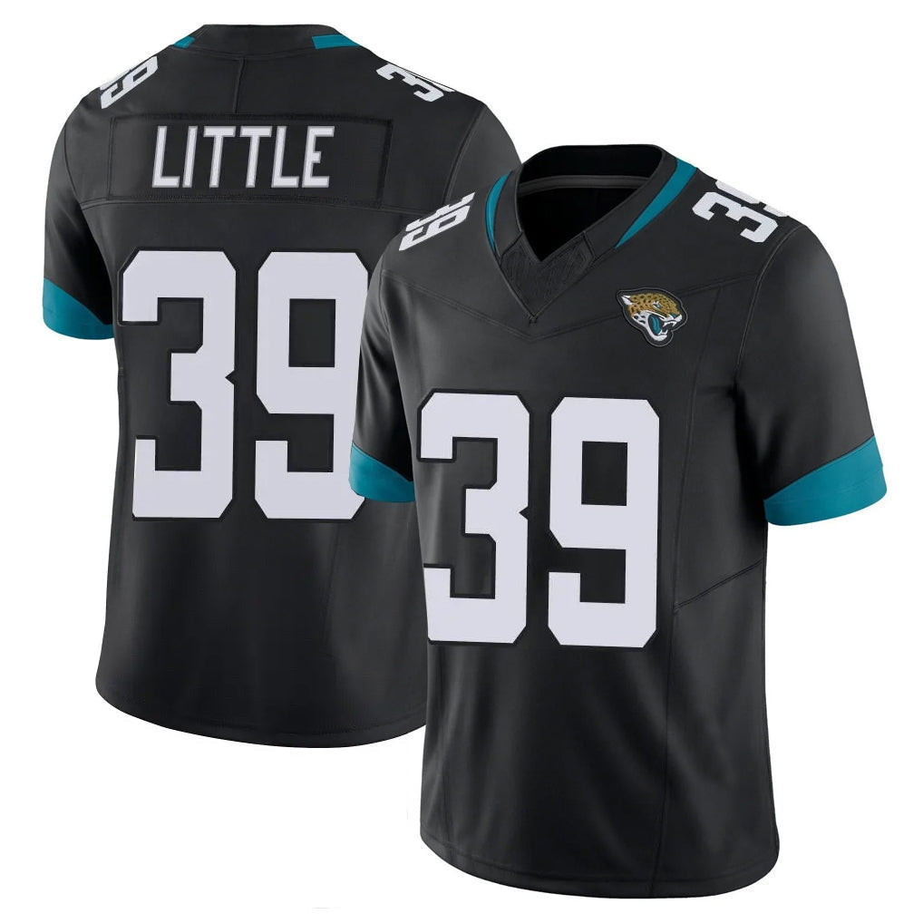 Tlead J.Jaguars #39 Cam Little Player Black Vapor F.U.S.E. Limited Home Game Stitched Jerseys