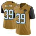 Tlead J.Jaguars #39 Cam Little Player Gold Vapor Limited Home Game Stitched Jerseys