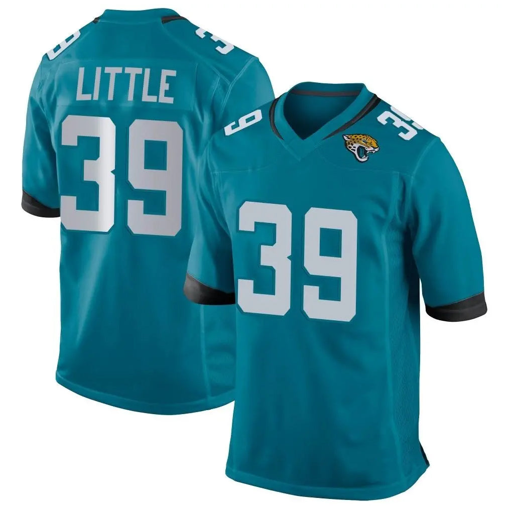 Tlead J.Jaguars #39 Cam Little Player Teal Home Game Stitched Jerseys