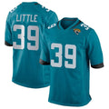 Tlead J.Jaguars #39 Cam Little Player Teal Home Game Stitched Jerseys