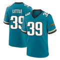 Tlead J.Jaguars #39 Cam Little Player Teal Prowler Throwback Limited Home Game Stitched Jerseys