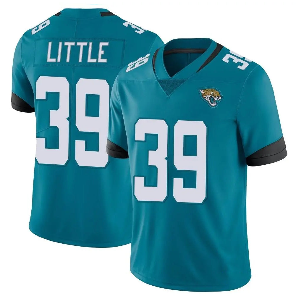 Tlead J.Jaguars #39 Cam Little Player Teal Vapor Untouchable Limited Home Game Stitched Jerseys