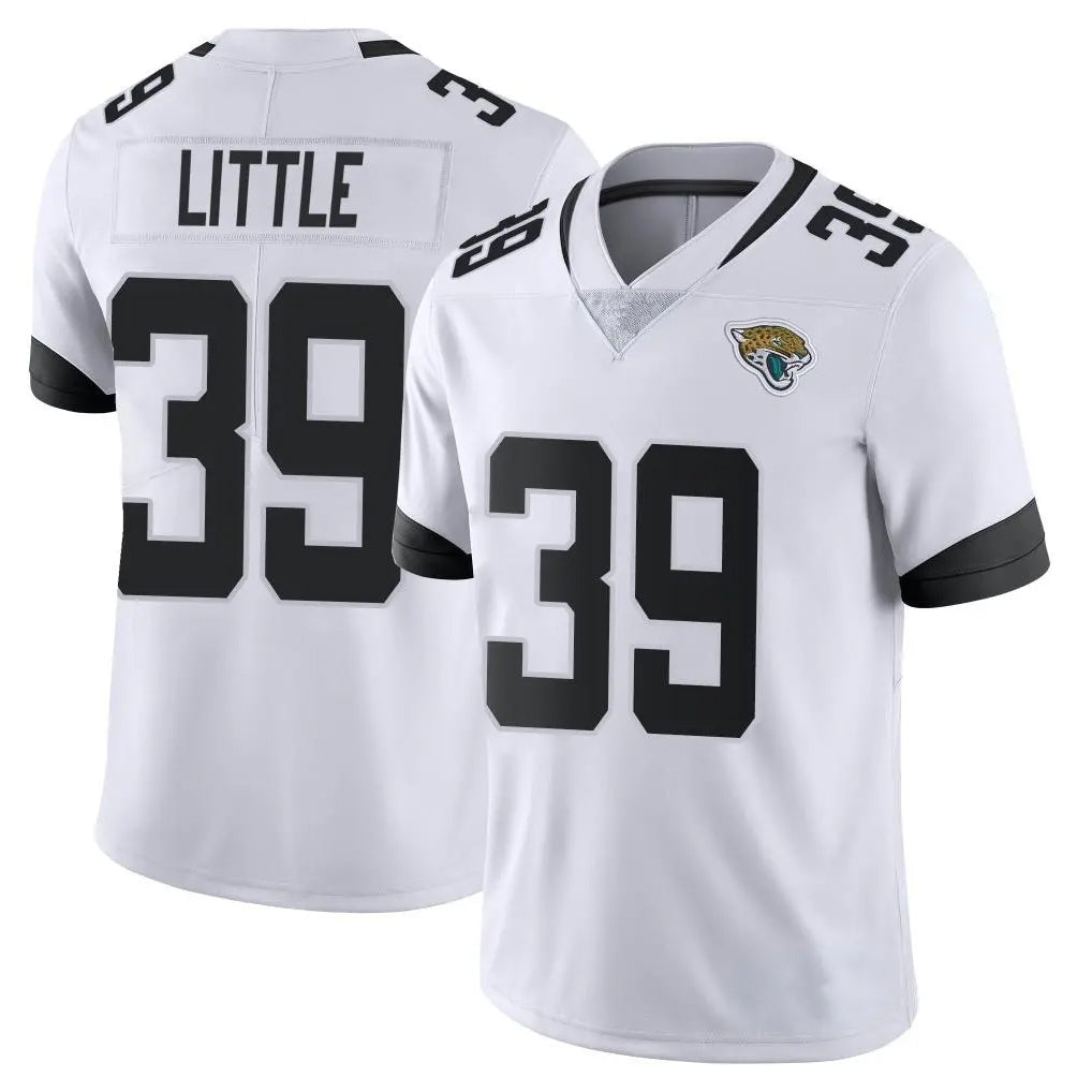 Tlead J.Jaguars #39 Cam Little Player White Vapor Untouchable Limited Home Game Stitched Jerseys