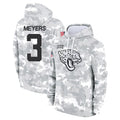 Tlead J.Jaguars #3 Jakobi Meyers Player Arctic Camo Salute to Service Hoodies Limited Game Stitched Jerseys
