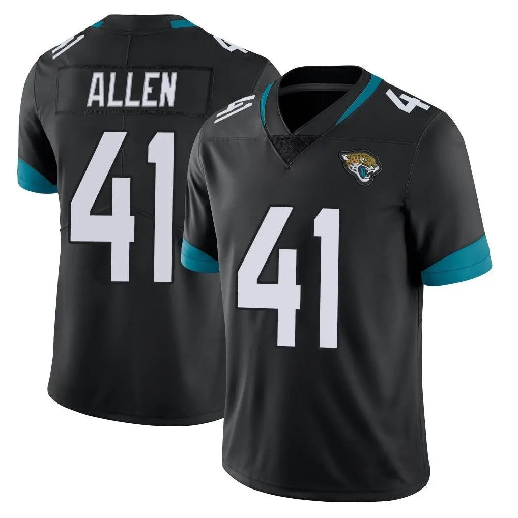 Tlead J.Jaguars #41 Josh Hines-Allen Player Black Vapor Untouchable Limited Home Game Stitched Jerseys