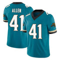 Tlead J.Jaguars #41 Josh Hines-Allen Player Teal Prowler Throwback Vapor F.U.S.E. Limited Home Game Stitched Jerseys