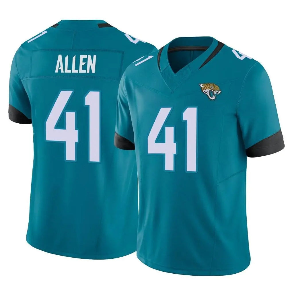 Tlead J.Jaguars #41 Josh Hines-Allen Player Teal Vapor F.U.S.E. Limited Home Game Stitched Jerseys
