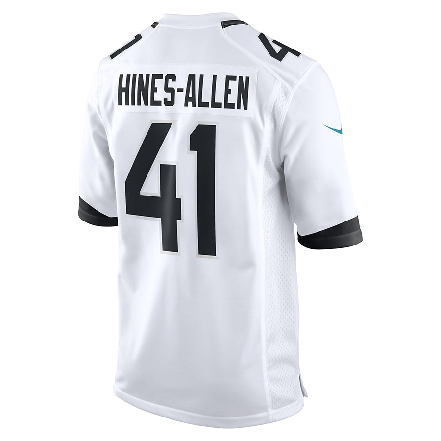 Tlead J.Jaguars #41 Josh Hines-Allen Player White Home Game Football Jerseys