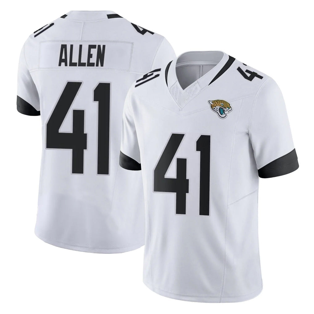 Tlead J.Jaguars #41 Josh Hines-Allen Player White Vapor F.U.S.E. Limited Home Game Stitched Jerseys