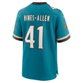 Tlead J.Jaguars #41 Josh Hines-Allen Teal Prowler Throwback Player Game Stitched Jerseys