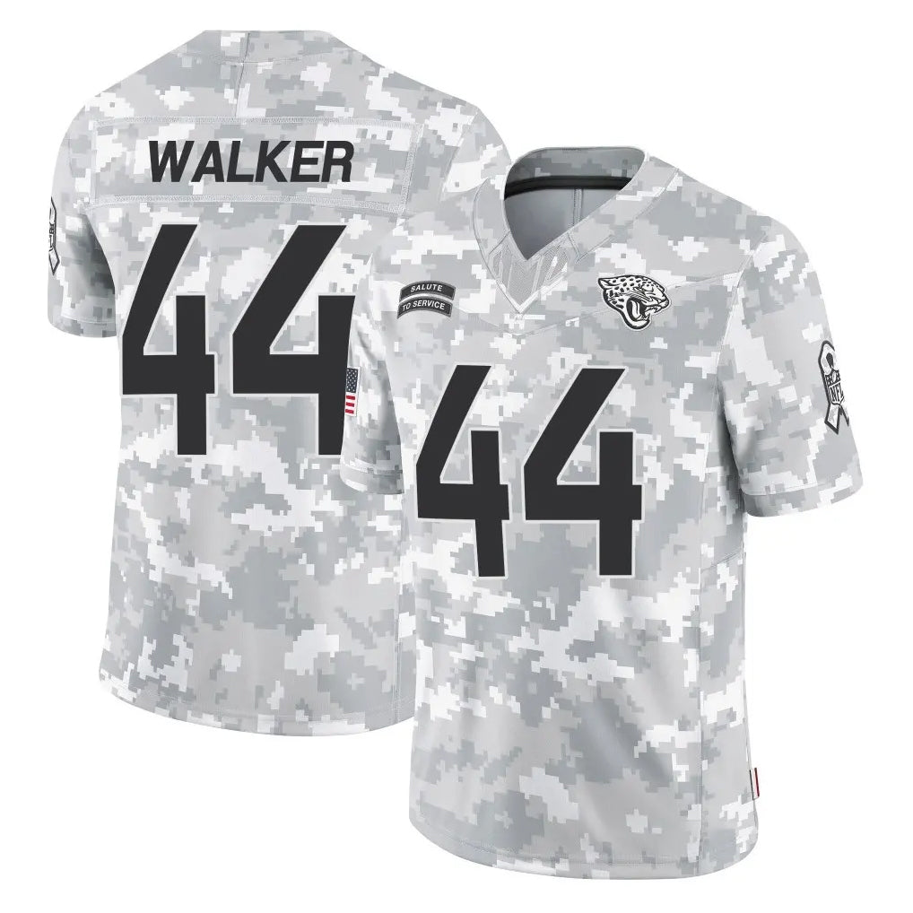 Tlead J.Jaguars #44 Travon Walker Player Arctic Camo Salute To Service Limited Game Stitched Jerseys