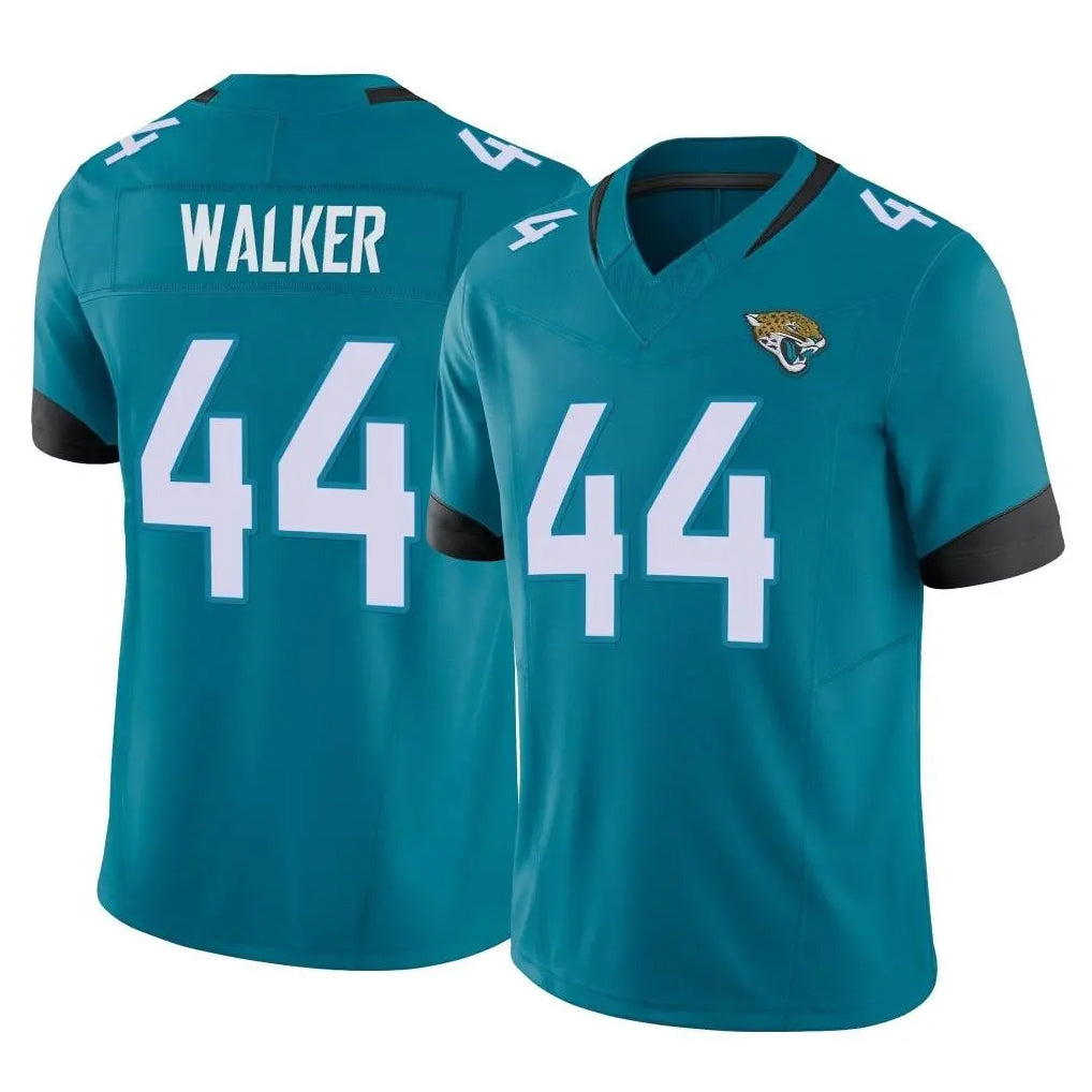 Tlead J.Jaguars #44 Travon Walker Player Teal Vapor F.U.S.E. Limited Home Game Stitched Jerseys