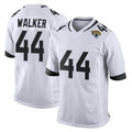 Tlead J.Jaguars #44 Travon Walker Player White Home Game Stitched Jerseys
