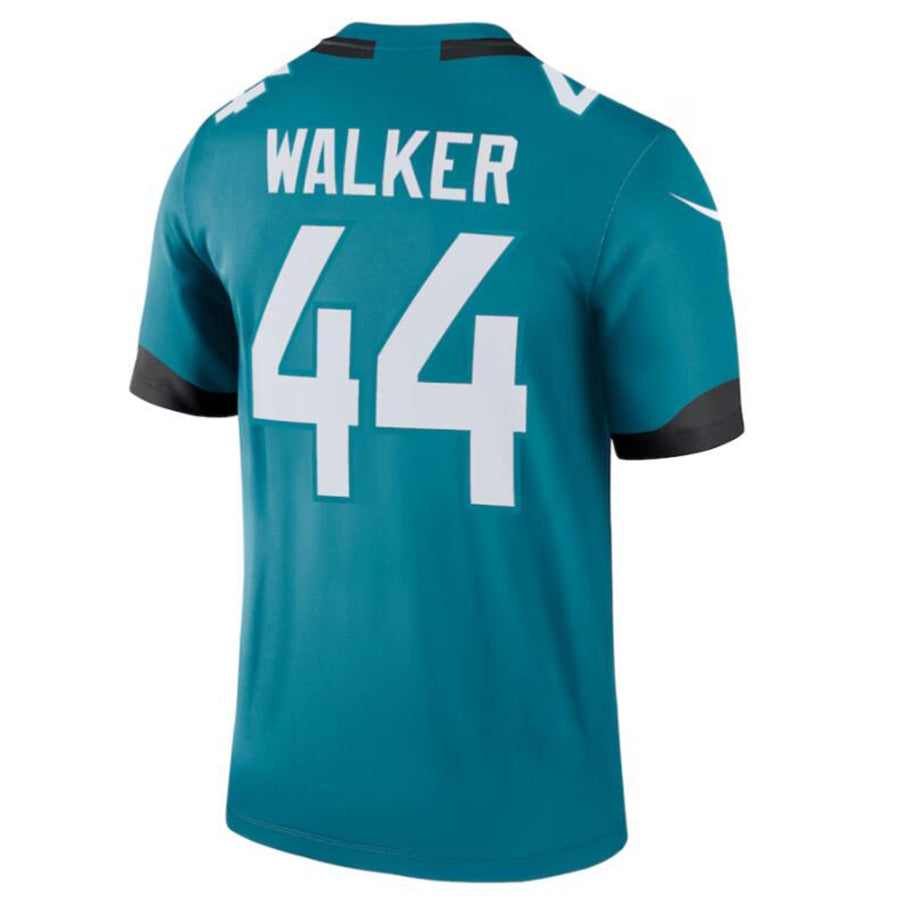 Tlead J.Jaguars #44 Travon Walker Teal Legend Jersey American Stitched Jerseys