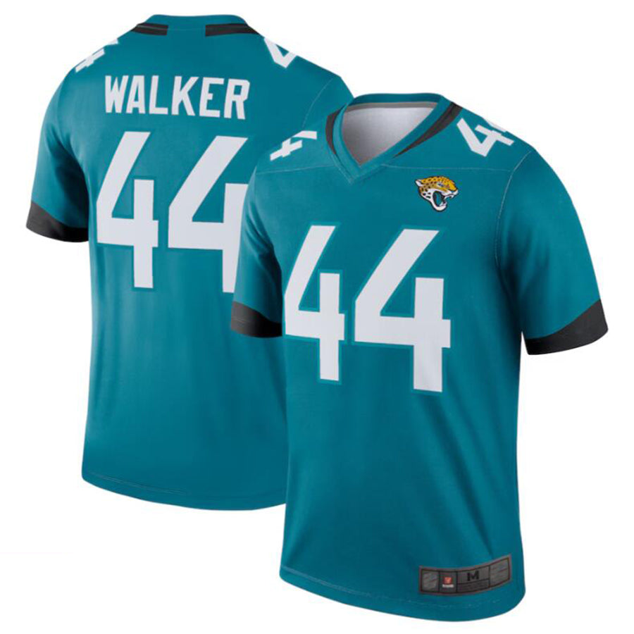 Tlead J.Jaguars #44 Travon Walker Teal Legend Jersey American Stitched Jersey