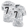Tlead J.Jaguars #7 Brian Thomas Jr. Player Arctic Camo Salute To Service Limited Game Stitched Jerseys