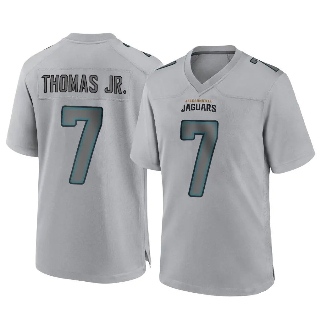 Tlead J.Jaguars #7 Brian Thomas Jr. Player Gray Atmosphere Fashion Home Game Stitched Jerseys