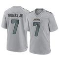 Tlead J.Jaguars #7 Brian Thomas Jr. Player Gray Atmosphere Fashion Home Game Stitched Jerseys