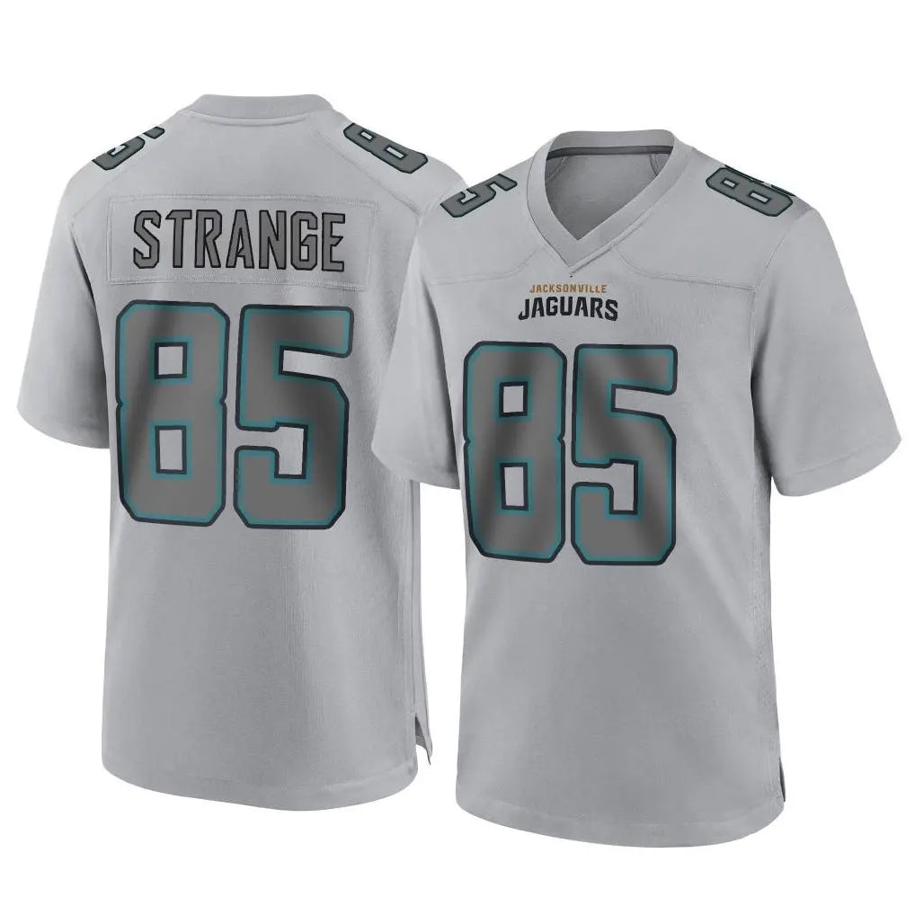 Tlead J.Jaguars #85 Brenton Strange Player Gray Atmosphere Fashion Home Game Stitched Jerseys
