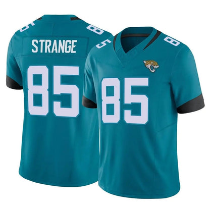 Tlead J.Jaguars #85 Brenton Strange Player Teal Vapor F.U.S.E. Limited Home Game Stitched Jerseys