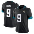 Tlead J.Jaguars #9 Logan Cooke Player Black Vapor Untouchable Limited Home Game Stitched Jerseys