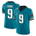 Tlead J.Jaguars #9 Logan Cooke Player Teal Prowler Throwback Vapor F.U.S.E. Limited Home Game Stitched Jerseys