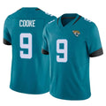 Tlead J.Jaguars #9 Logan Cooke Player Teal Vapor F.U.S.E. Limited Home Game Stitched Jerseys