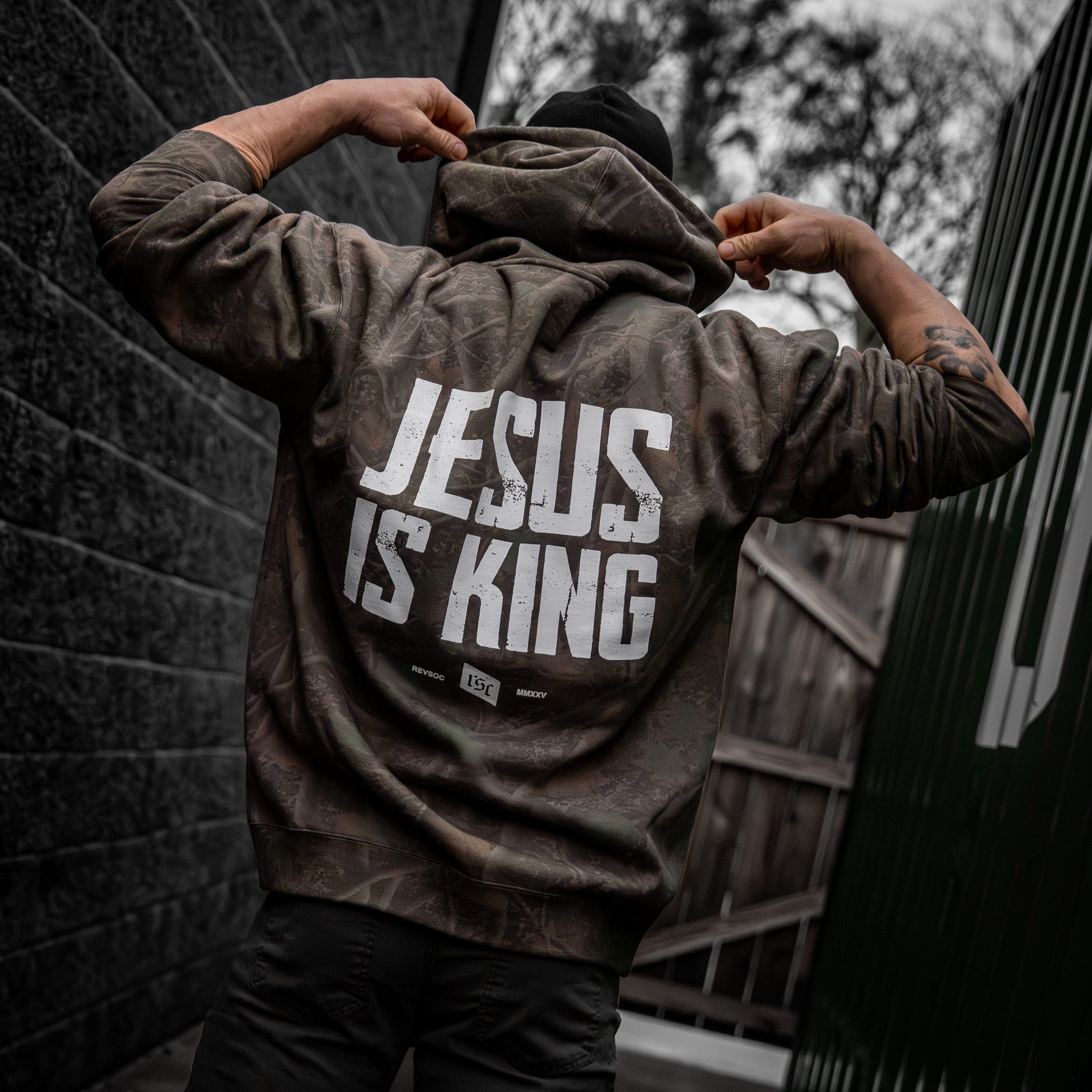 CustomNameinc cheap jerseys Ordering Jesus Is King Heavyweight Hoodie