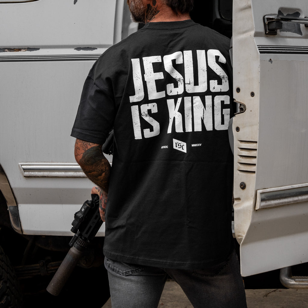CustomNameinc cheap jerseys Ordering Jesus Is King Heavyweight Men's T-Shirt