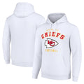 Tlead KC.Chiefs White Pullover Hoodies Limited Blank Player Stitched Jerseys
