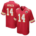 Tlead KC.Chiefs #14 Matt Araiza Player Red Home Game Stitched Jerseys