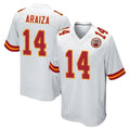 Tlead KC.Chiefs #14 Matt Araiza Player White Home Game Stitched Jerseys